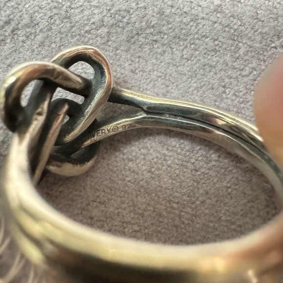 James Avery double knot heart ring - Picture 4 of 4